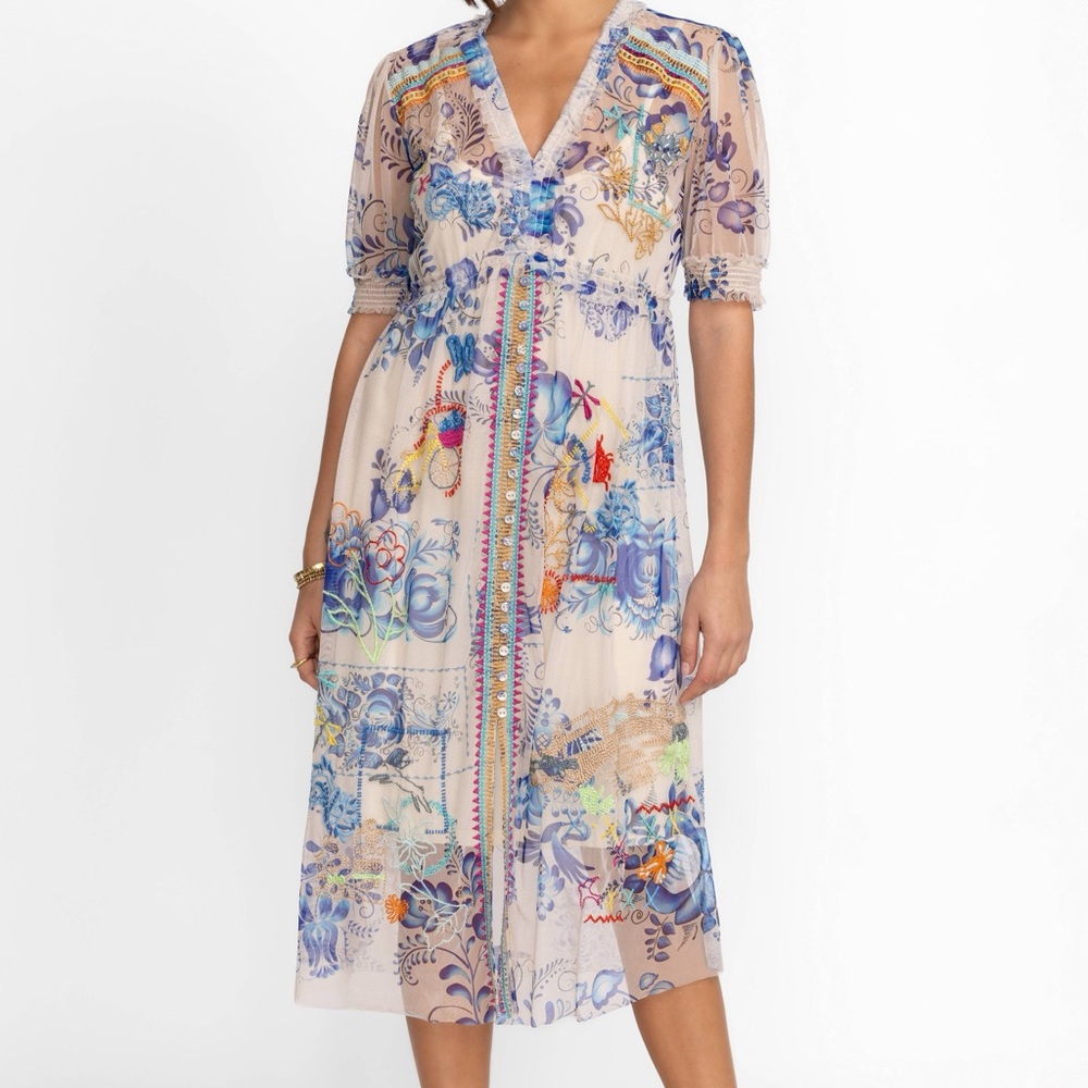 MAZZY RUCHED DRESS - Picture 2 of 5
